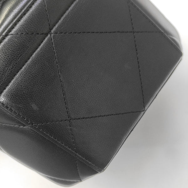 VANITY CASE Small Quilted Lambskin Black