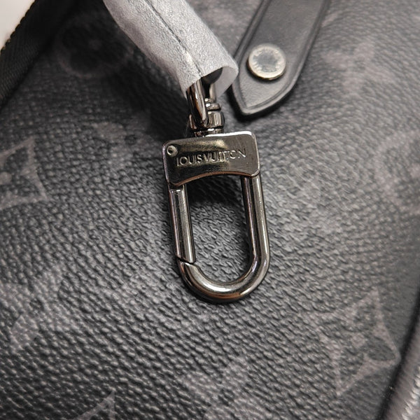 DOUBLE Monogram Coated Canvas Gray