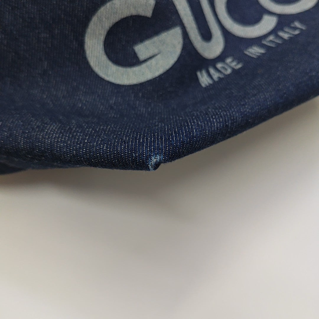 Denim Tote Bag Small Blue
