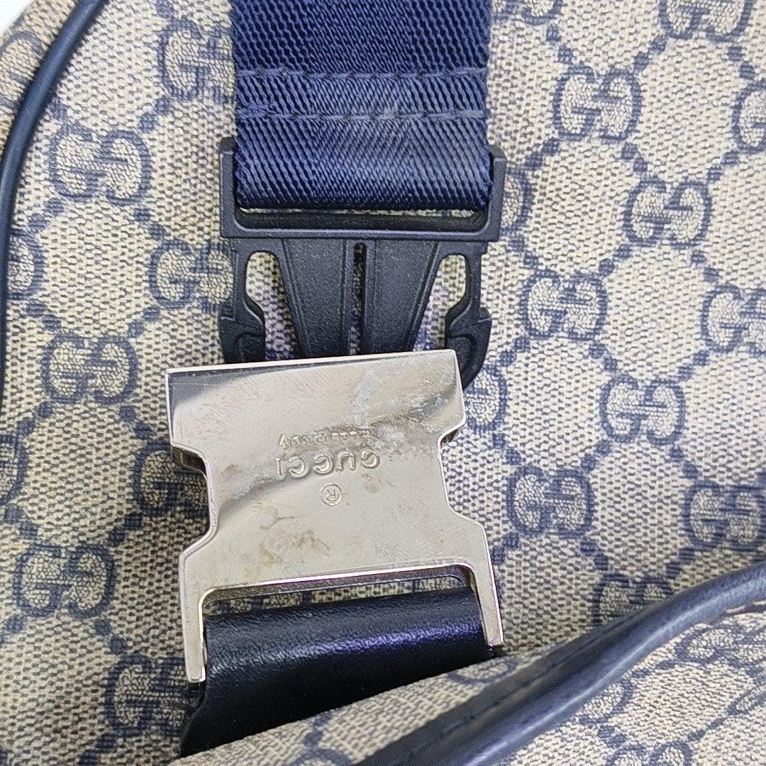 Monogram Coated Canvas Shoulder Bag Beige
