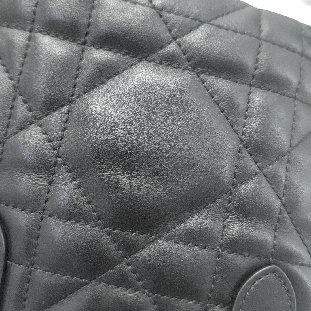 Toujours Nano Cannage Calfskin Black