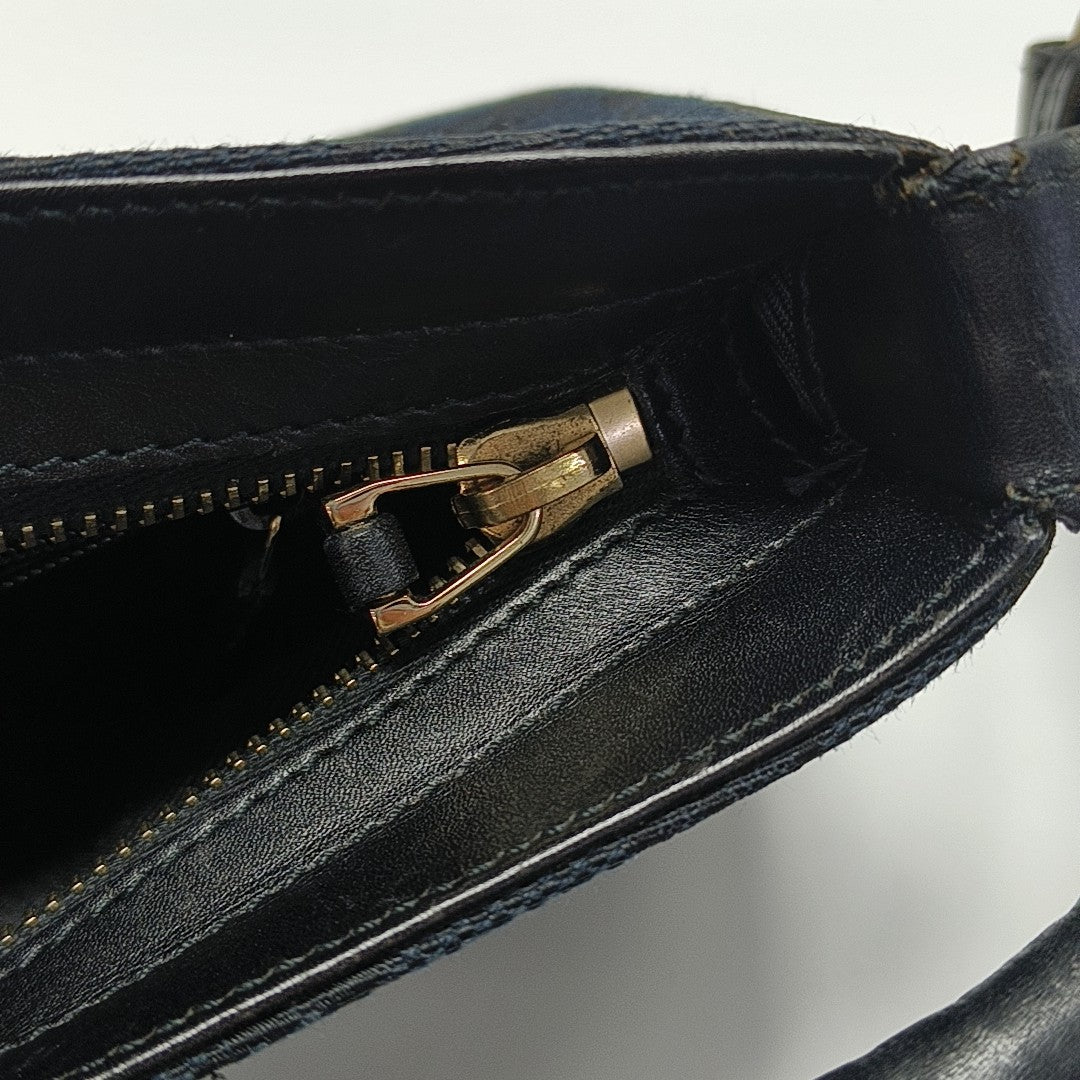 Monogram Canvas Top Handle Bag Blue