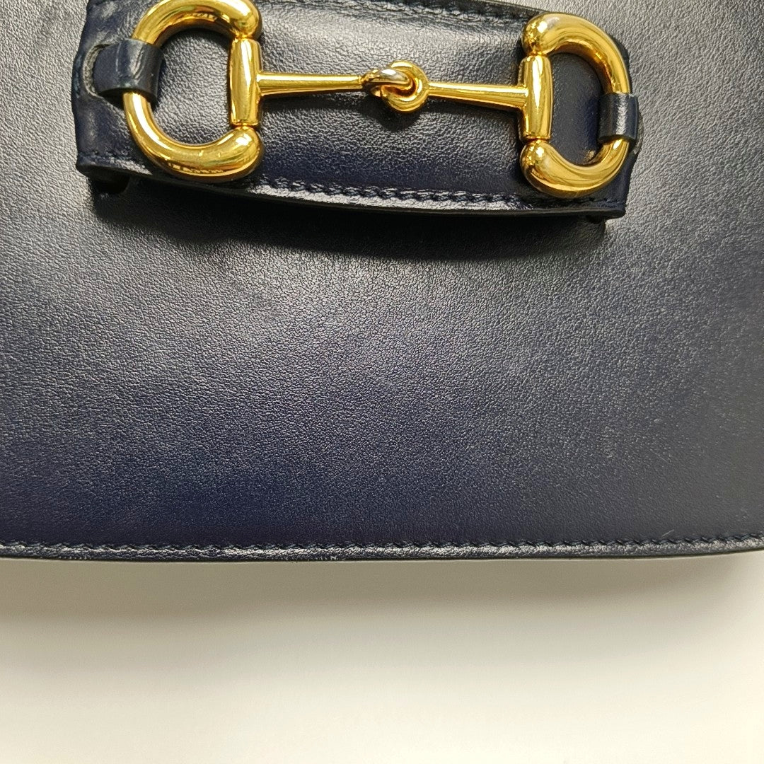 Horsebit 1955 Small Calfskin Blue