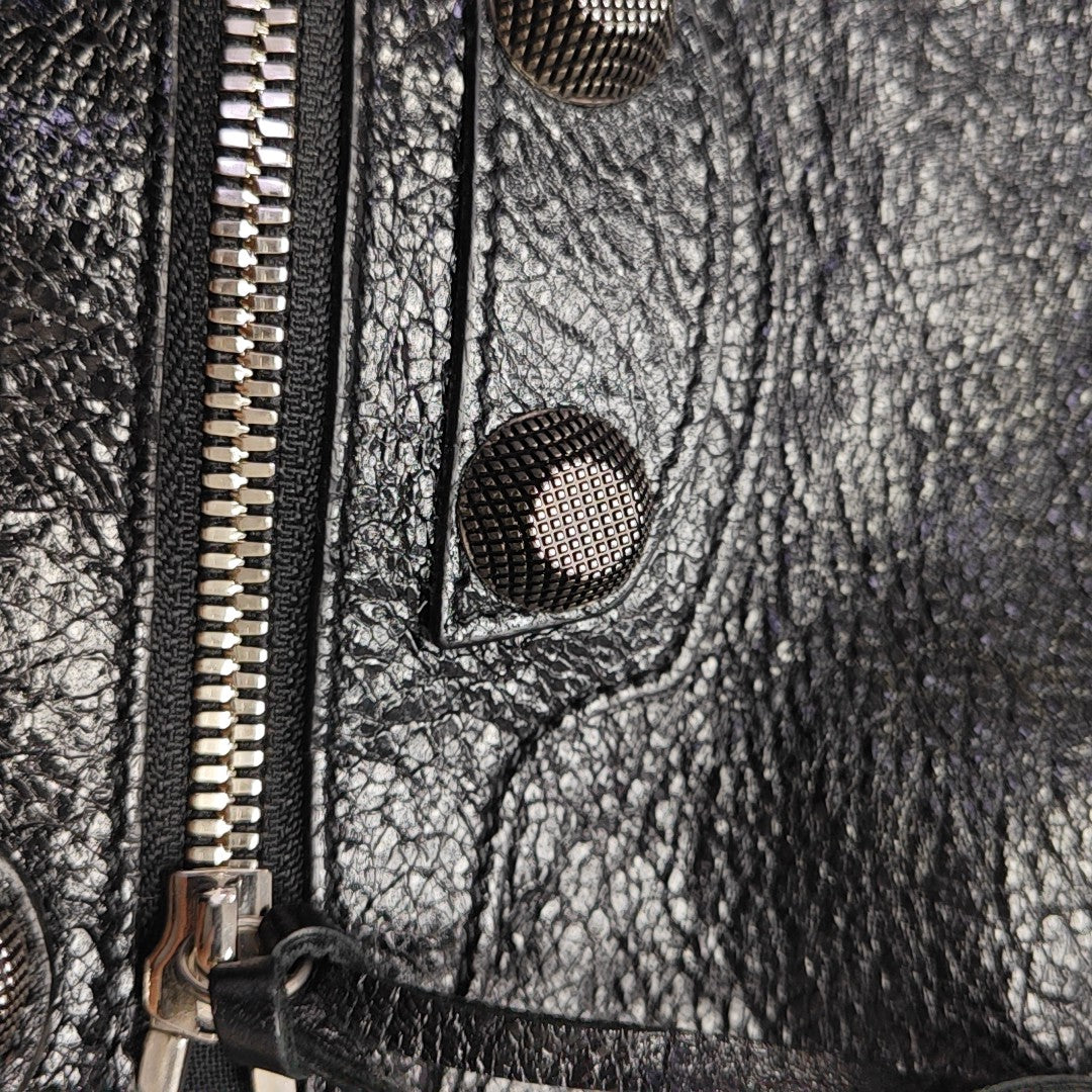 Pompon Bag Calfskin Black