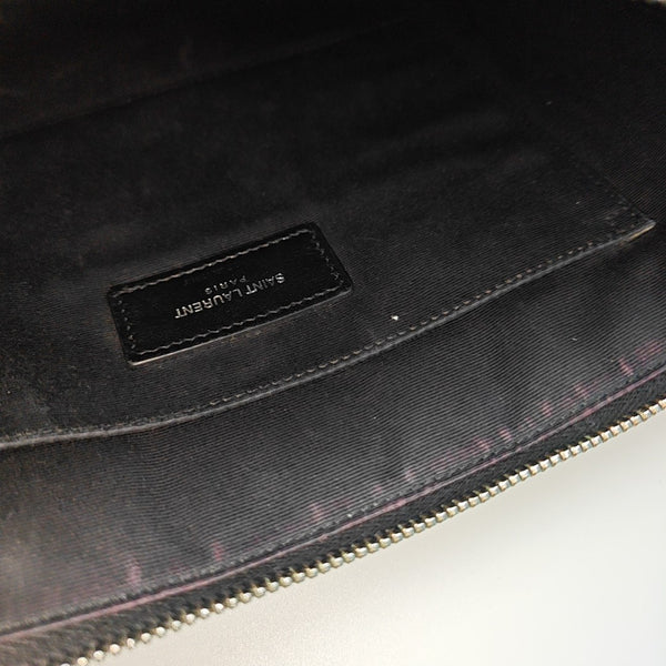 Calfskin Clutch Black