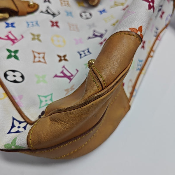 LV × TM GRETA Monogram Coated Canvas White