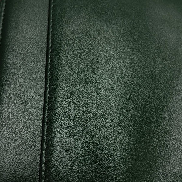 World Tour Oblique Calfskin Green