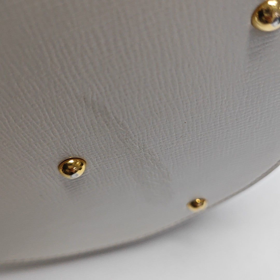 Horsebit 1955 Small Coated Canvas Beige