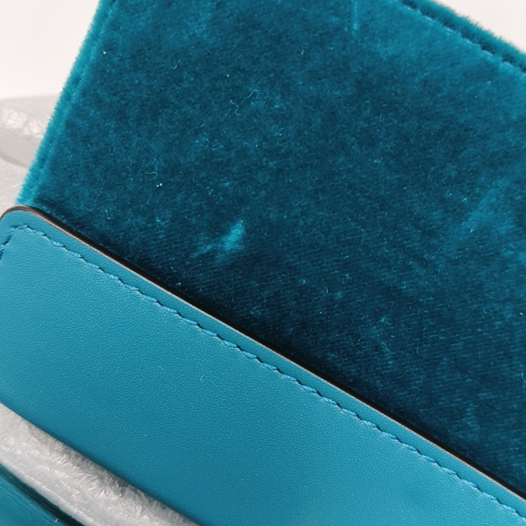Authenticated pre-owned  Dionysus Super Mini Velvet Green - Shoulder Bag at Looply