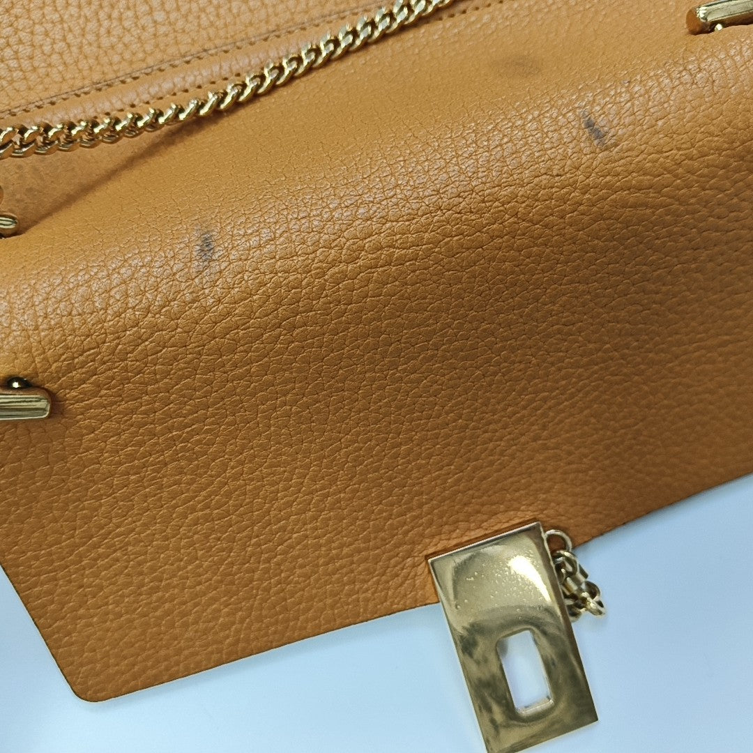 Drew Medium Calfskin Yellow