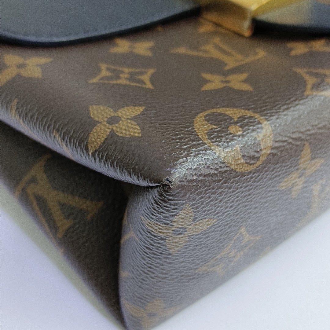 LOCKY BB Monogram Coated Canvas Brown