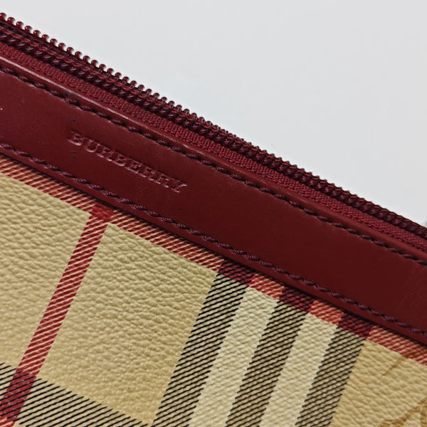 Coated Canvas Top Handle Bag Brown