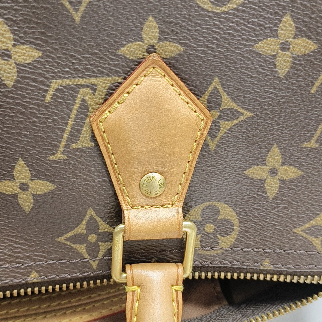 SPEEDY 30 Monogram Coated Canvas Brown