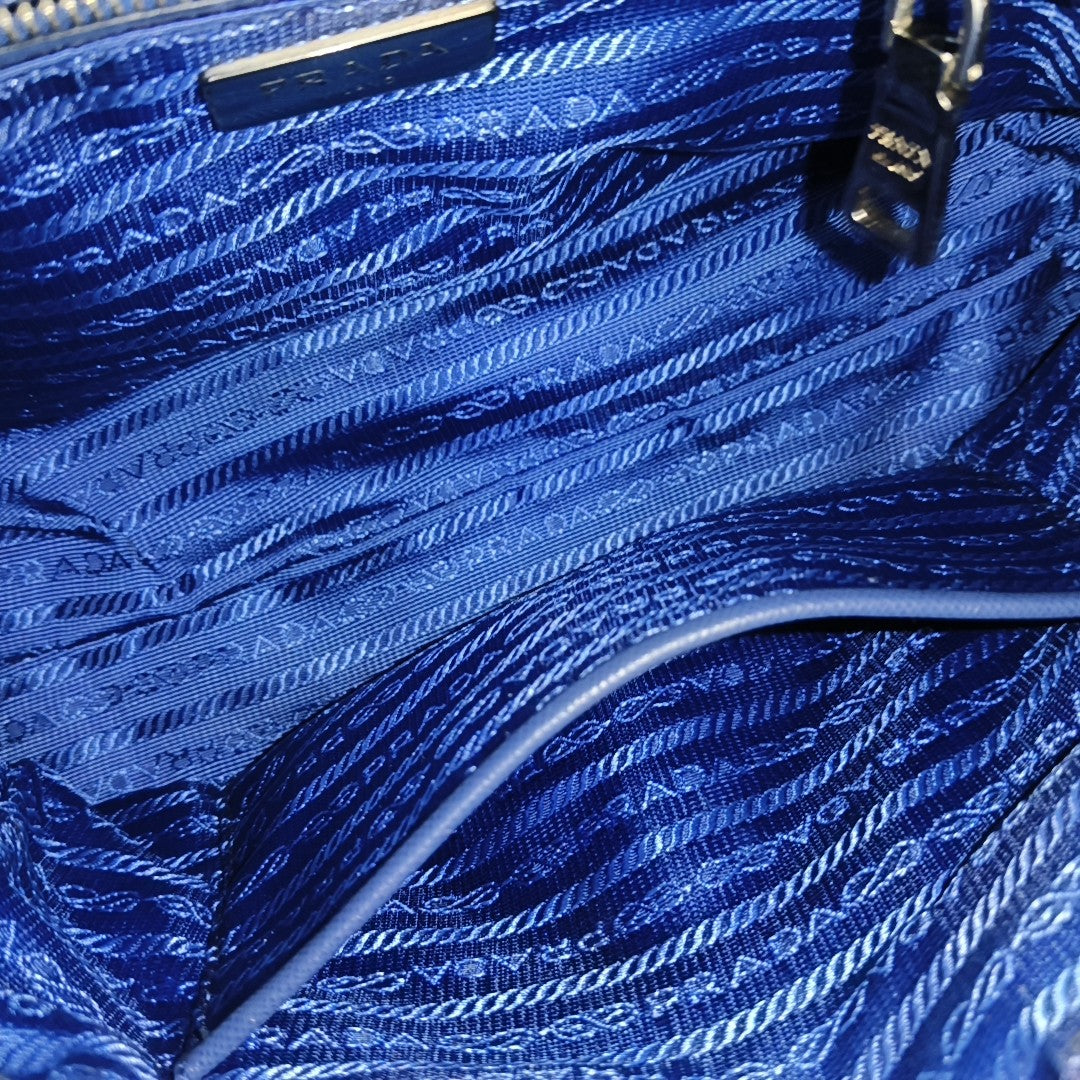 Quilted Nylon Blue