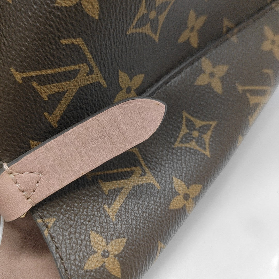 NÉONOÉ MM Monogram Coated Canvas Brown