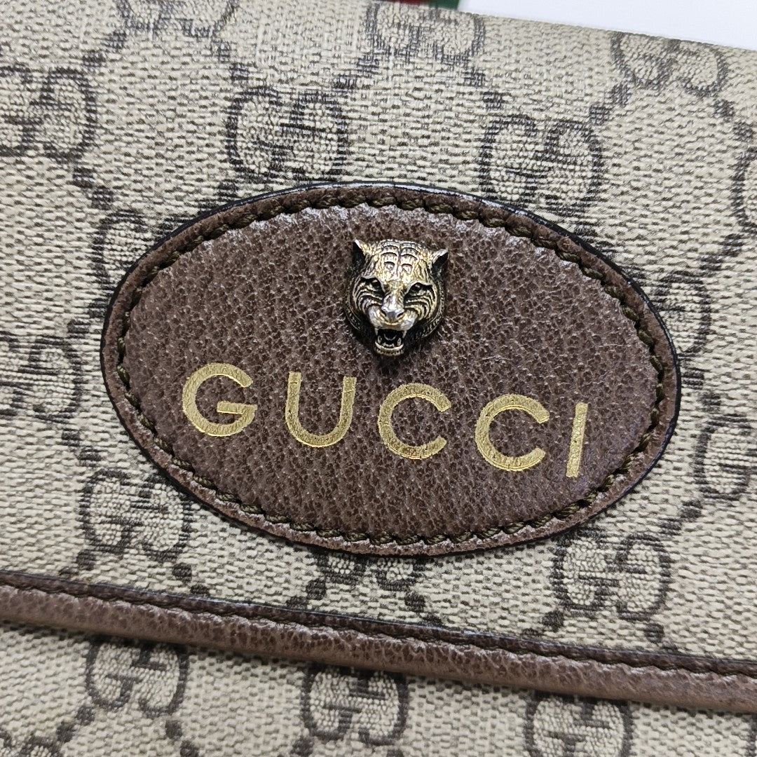 Neo Vintage Monogram Coated Canvas Beige