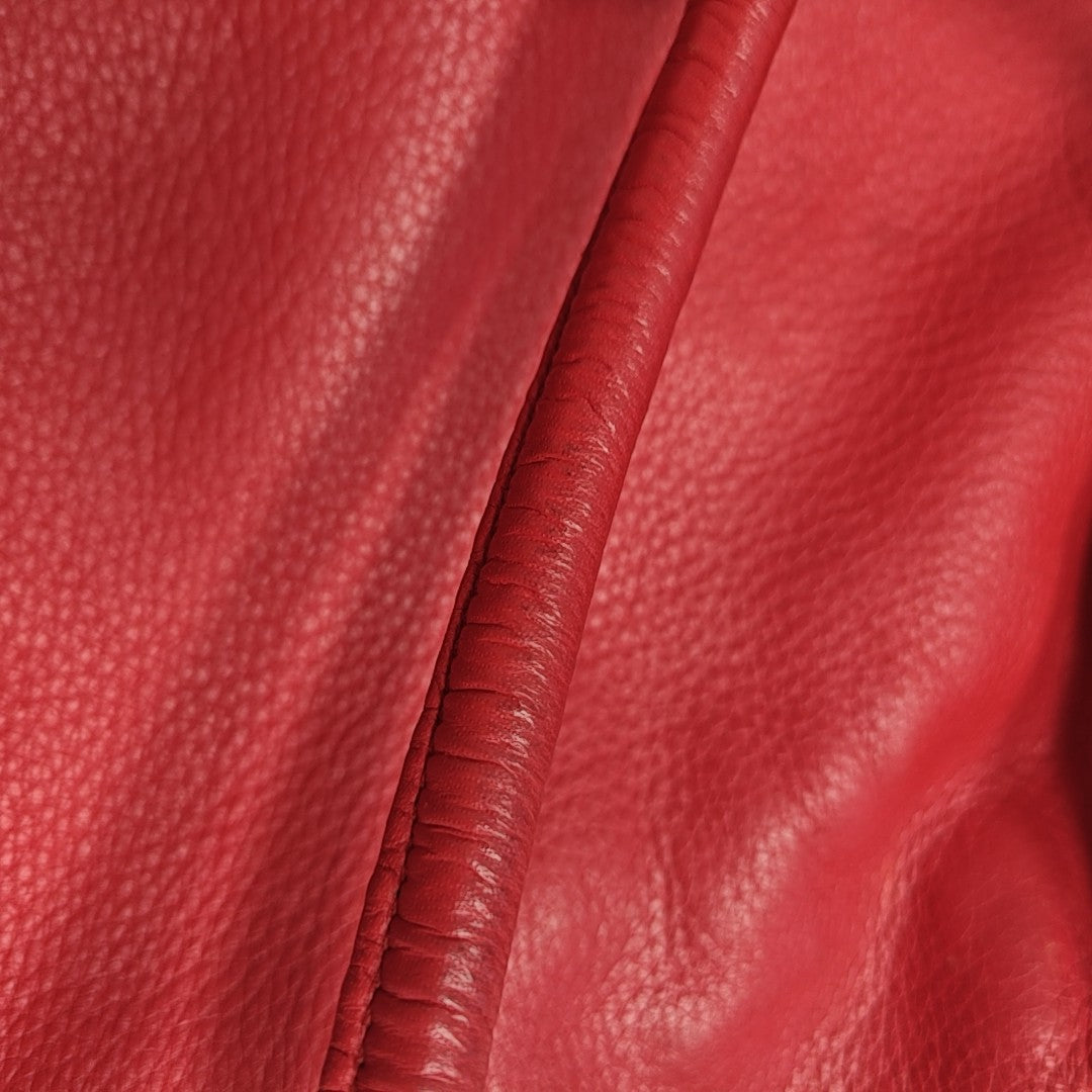 Lambskin Shoulder Bag Red