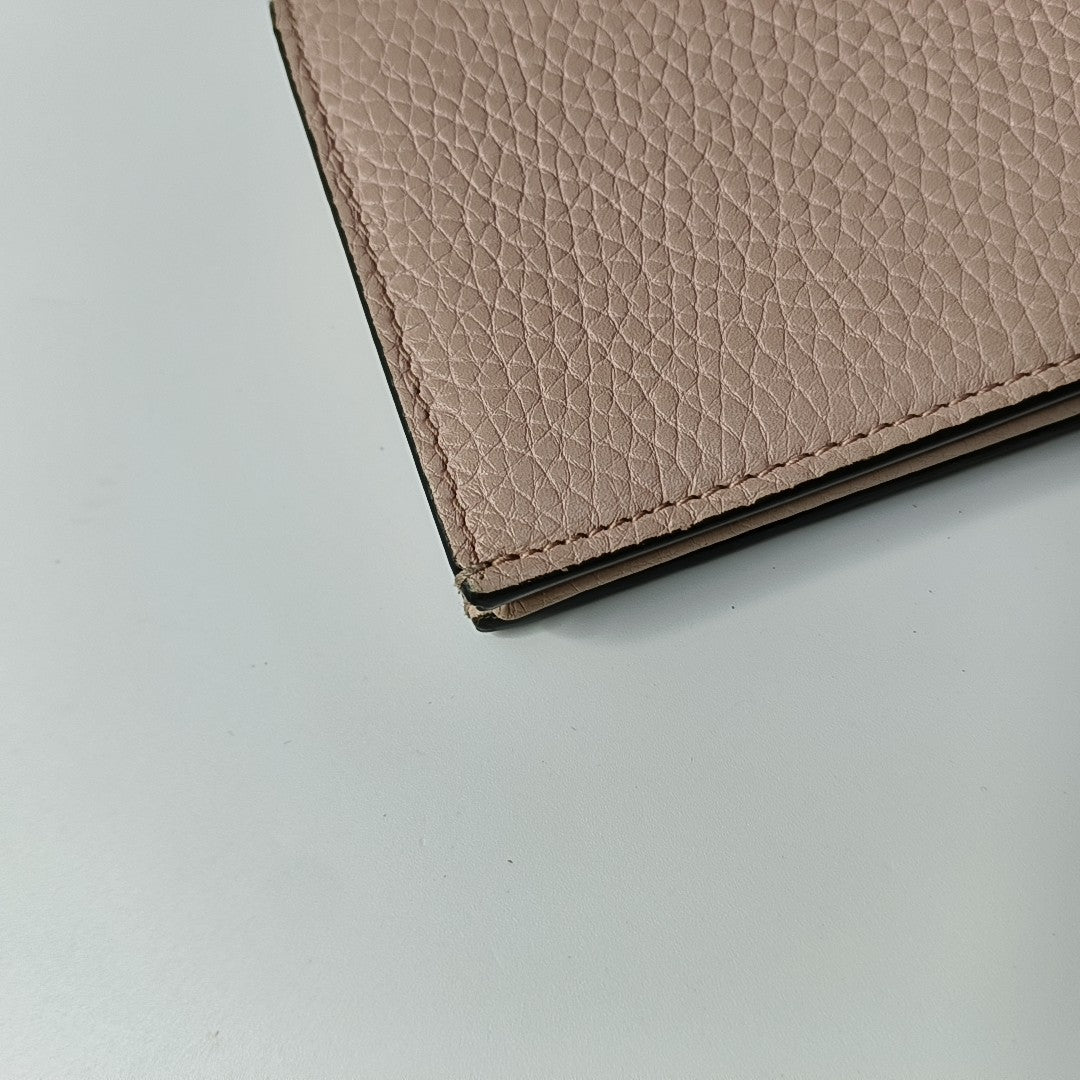 Animalier Calfskin Pink Wallet