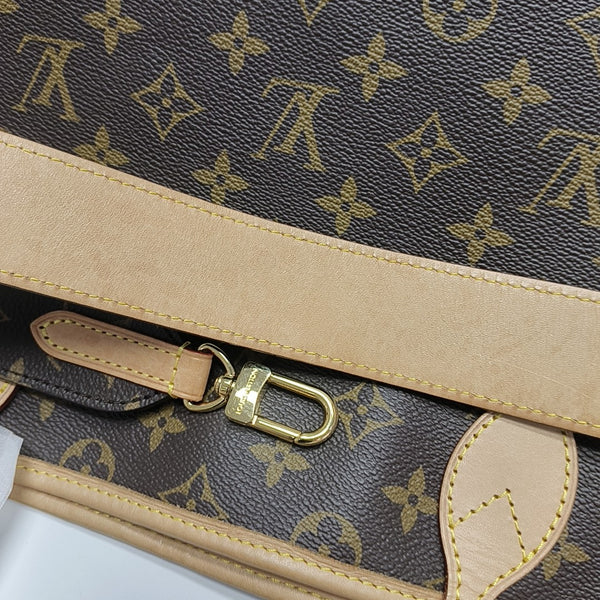 NEVERFULL INSIDE OUT GM Monogram Coated Canvas Brown