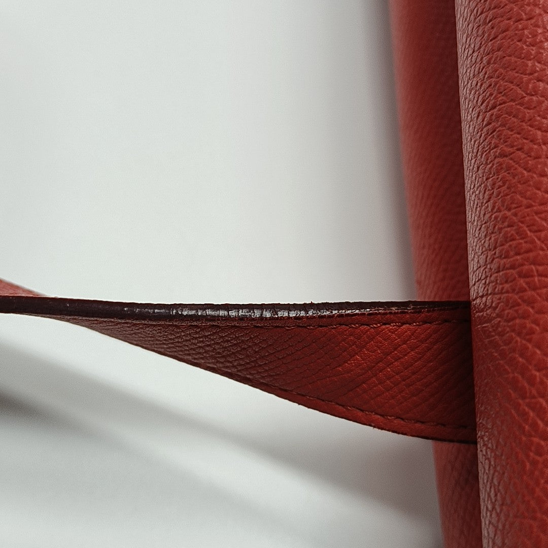 SYMMETRICAL Calfskin Red