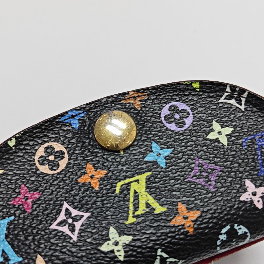 LV × TM ROSALIE Monogram Coated Canvas Black Coin Purse