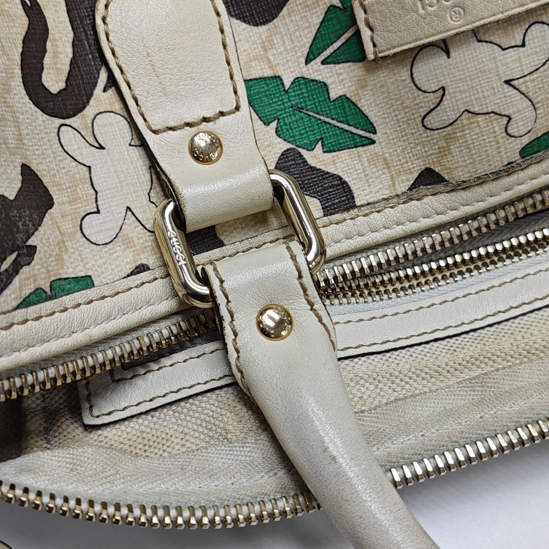 Joy Medium Coated Canvas Beige