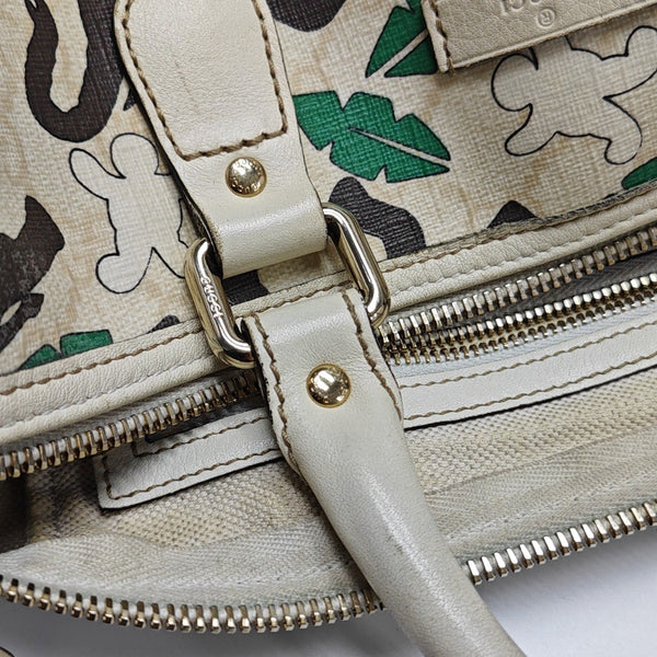 Joy Medium Coated Canvas Beige