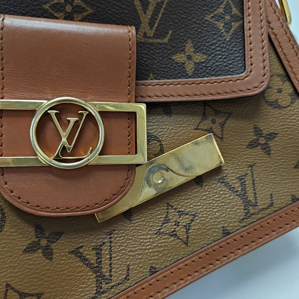 DAUPHINE Mini Coated Canvas Brown
