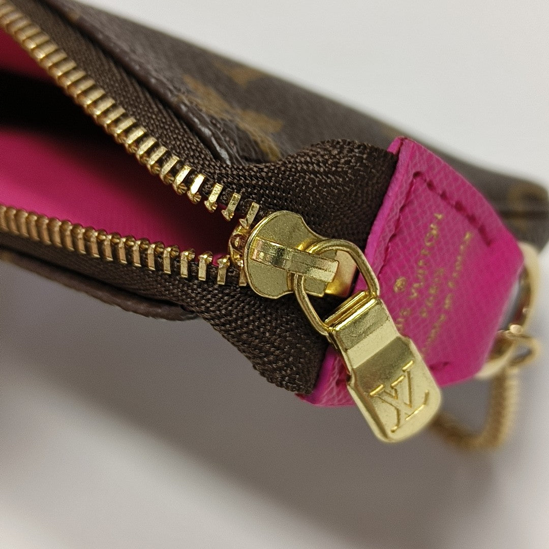 ACCESSOIRES Mini Monogram Coated Canvas Brown