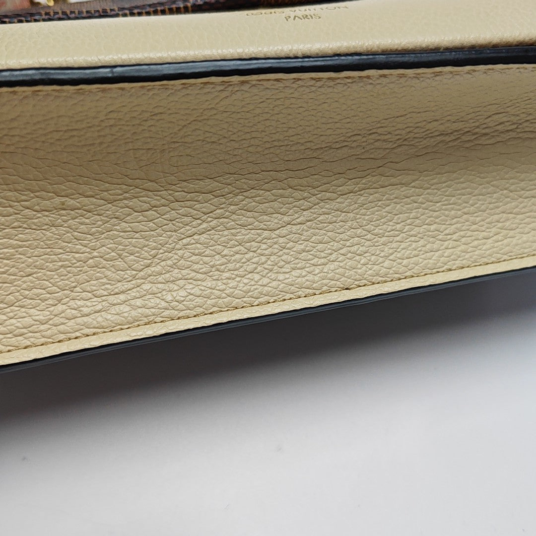 VAVIN Damier Ebene Coated Canvas Brown