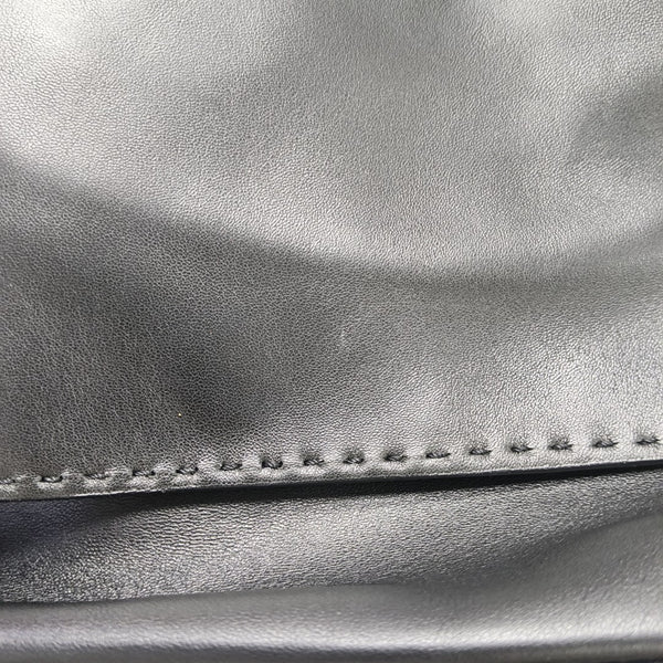 Calfskin Shoulder Bag Black