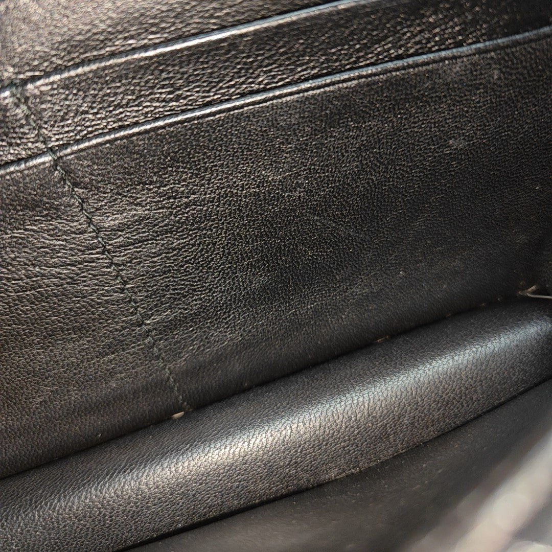Miu Confidential Quilted Lambskin Black