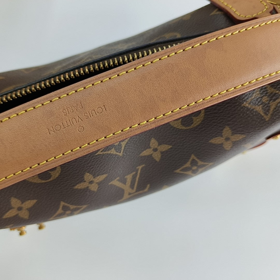 SIDE TRUNK MM Monogram Coated Canvas Brown