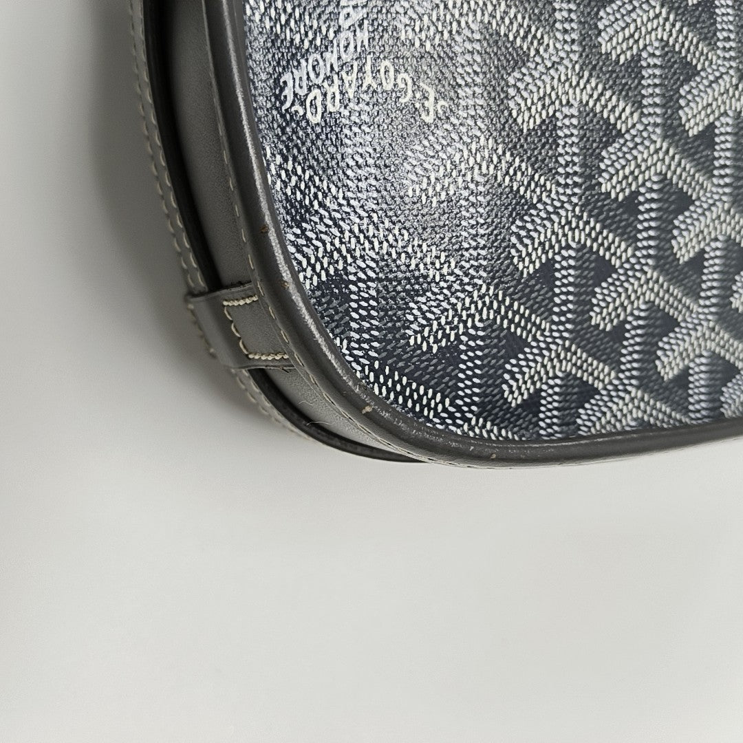 Belvedere Coated Canvas Gray