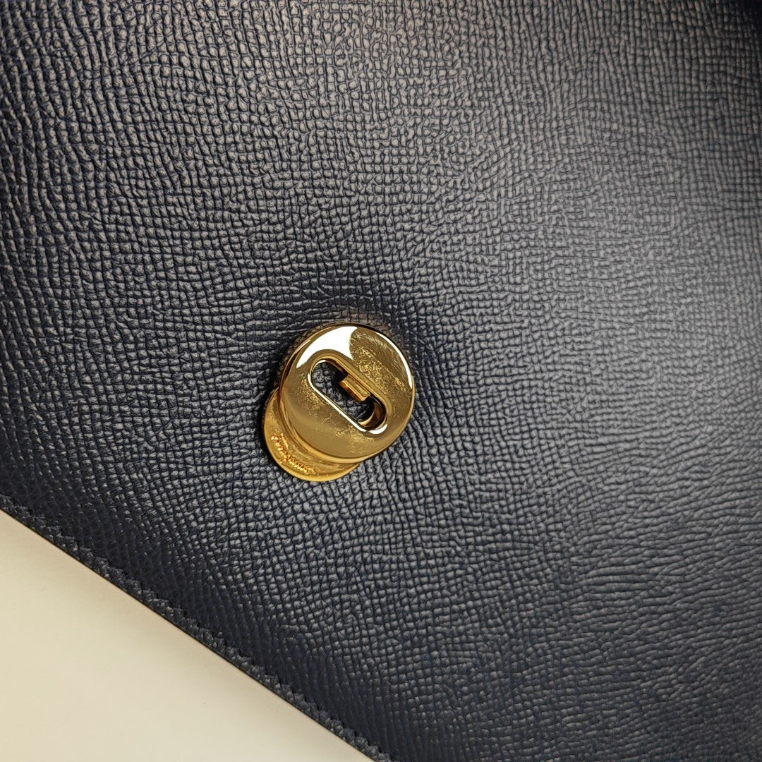 Ginny Calfskin Blue
