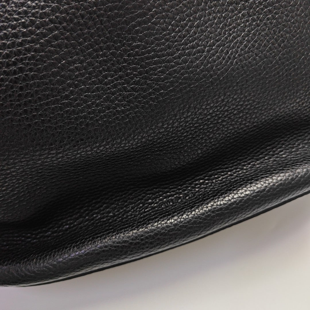 Calfskin Bucket Bag Black