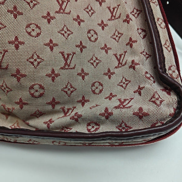 MARY KATE Monogram Canvas Red