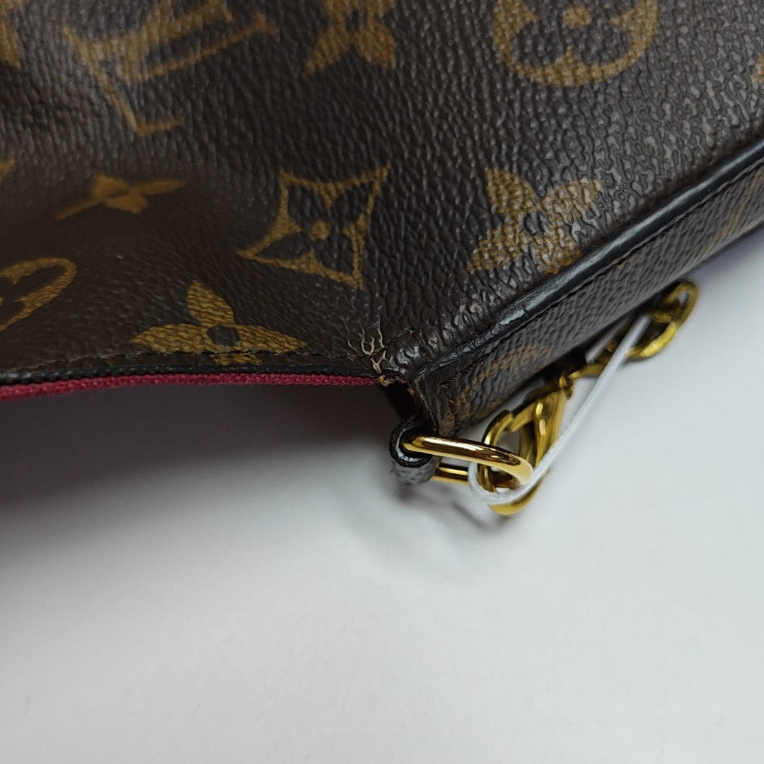 FÉLICIE Monogram Coated Canvas Brown