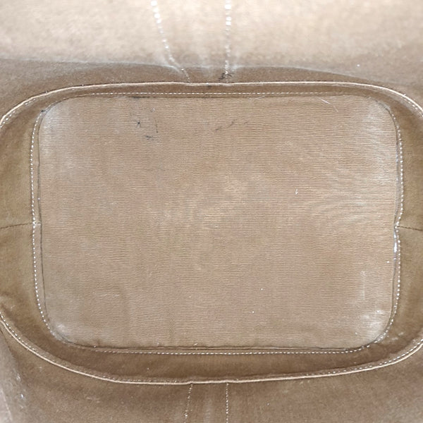 Authenticated pre-owned  TRIOMPHE CANVAS Medium Coated Canvas Brown - Bucket Bag at Looply