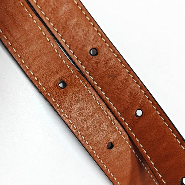 Authenticated pre-owned  TRIOMPHE CANVAS Small Coated Canvas Brown - Belt Bag at Looply