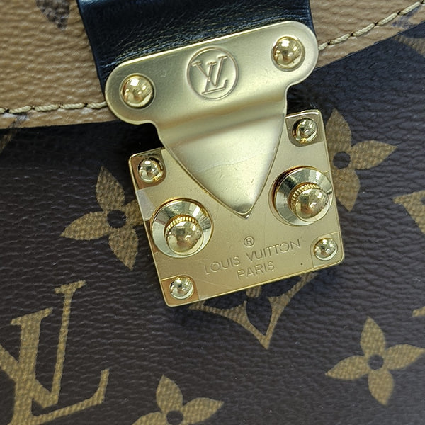 CAMERA BOX Monogram Coated Canvas Brown