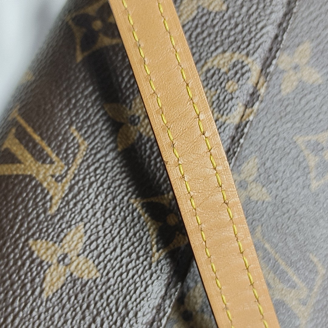 IVY Monogram Coated Canvas Brown