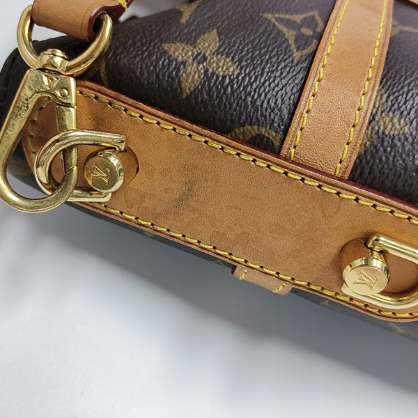 DUFFLE Monogram Coated Canvas Brown