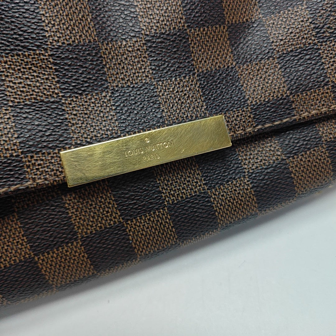 FAVORITE PM Coated Canvas Brown
