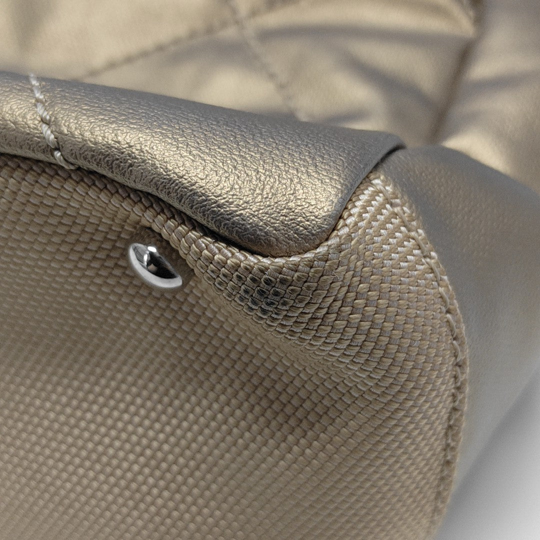 PARIS BIARRITZ Quilted Coated Canvas Yellow