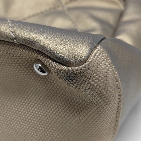 PARIS BIARRITZ Quilted Coated Canvas Yellow