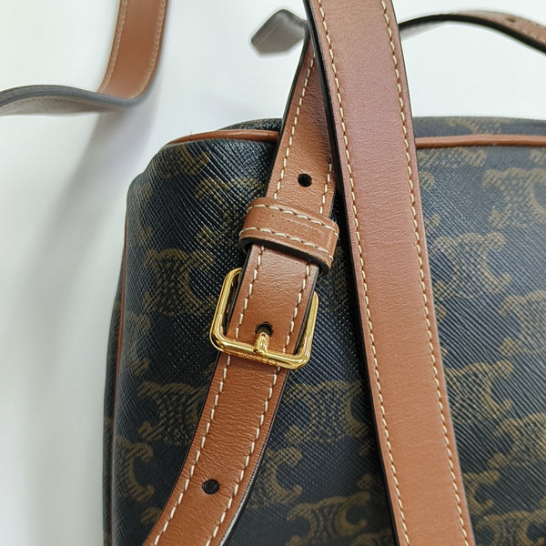 TRIOMPHE Mini Coated Canvas Brown