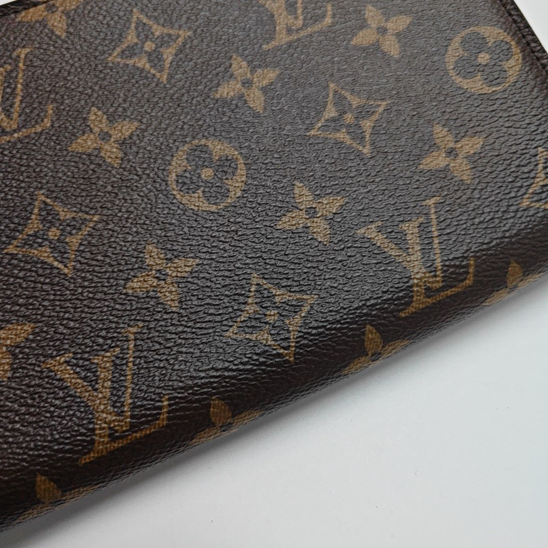 FLORE Monogram Coated Canvas Brown