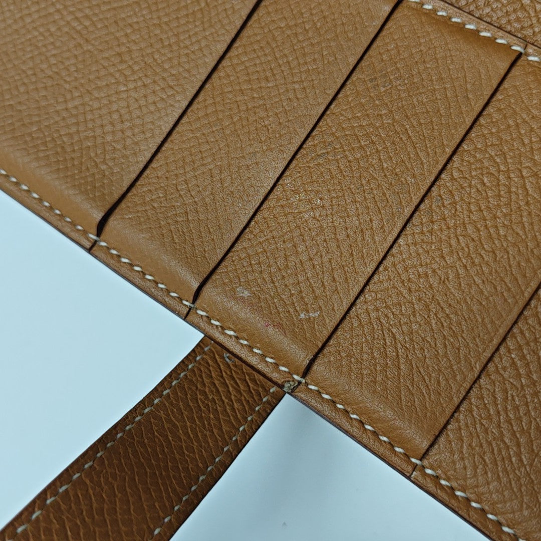 Bearn Medium Epsom Brown Wallet