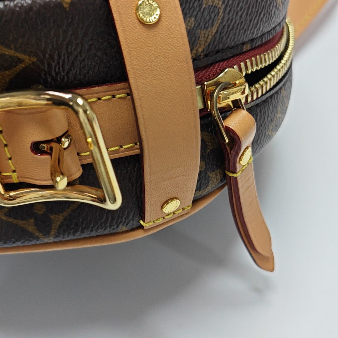 BOITE CHAPEAU PM Monogram Coated Canvas Brown